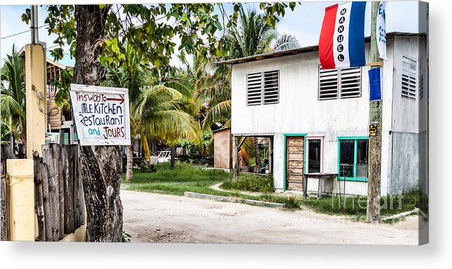 Belize Acrylic Print featuring the photograph Neglected in Paradise by Lawrence Burry