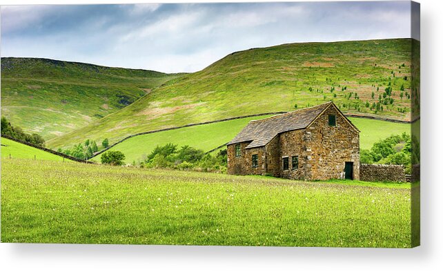 Peak District Acrylic Print featuring the photograph Peak Farm by Nick Bywater