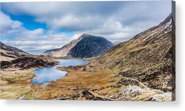 Mountain Acrylic Print featuring the photograph Pen Yr Ole Wen by Nick Bywater