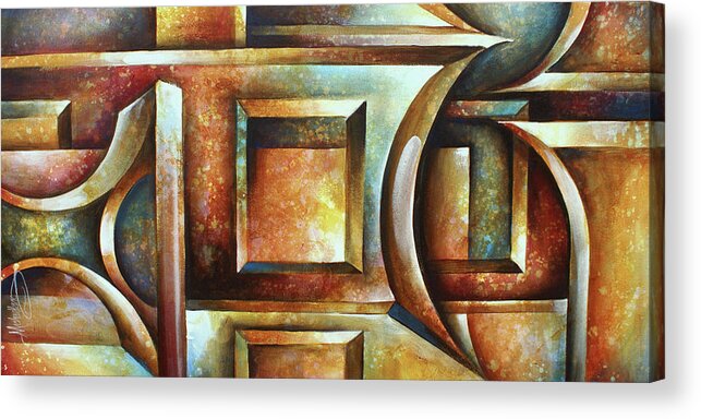  Acrylic Print featuring the painting Place of Choice by Michael Lang