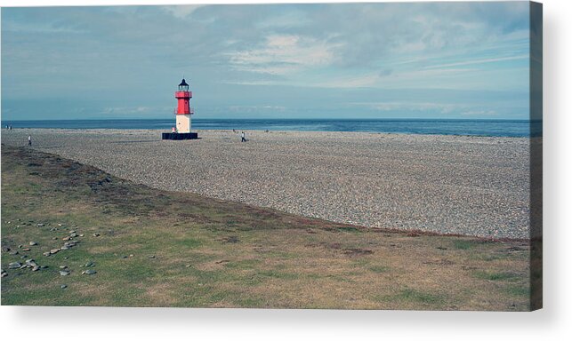 Lighthouse Acrylic Print featuring the photograph Point of Ayre by Steve Watson