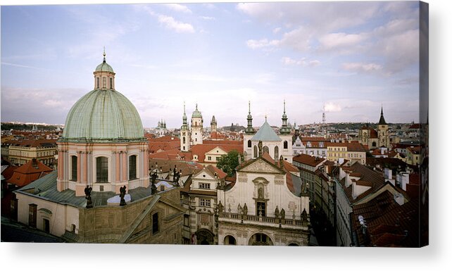 Prague Acrylic Print featuring the photograph Prague Twilight by Shaun Higson