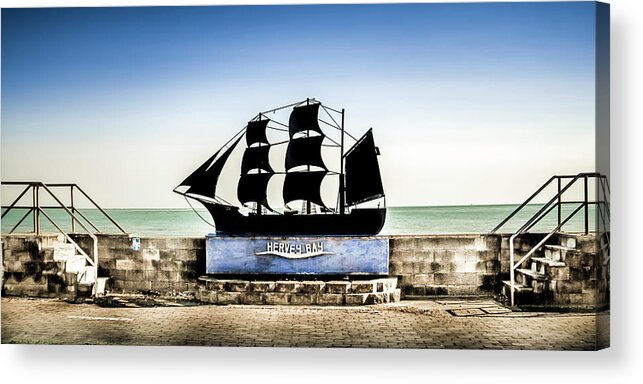 Australia Acrylic Print featuring the photograph The Ariadne - Hervey Bay by Michael Lees
