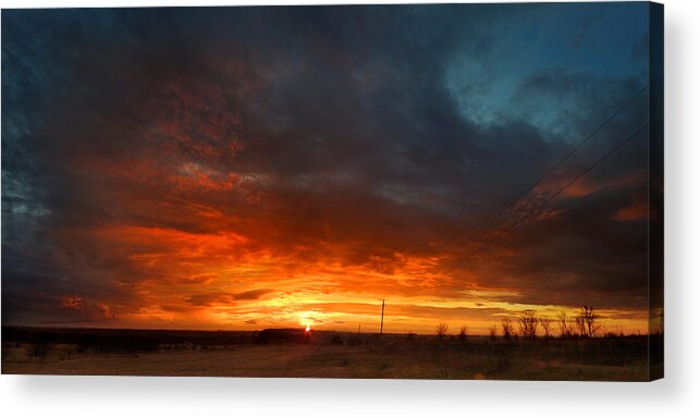 Sun Acrylic Print featuring the photograph Sky on Fire by Rod Seel