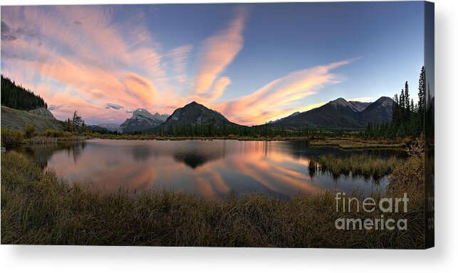 Landscape Acrylic Print featuring the photograph Sunset Clouds Reach Out by Royce Howland
