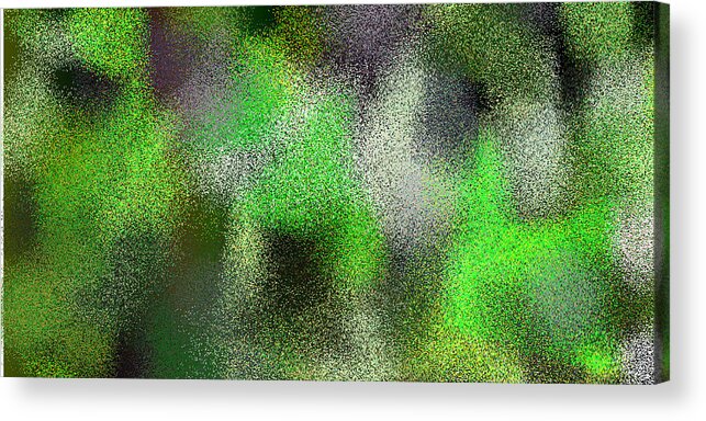 Abstract Acrylic Print featuring the digital art T.1.627.40.2x1.5120x2560 by Gareth Lewis