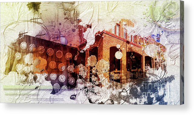Creative Acrylic Print featuring the photograph Them olden days by Deb Nakano