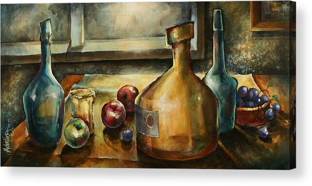 Still Life Acrylic Print featuring the painting Twilight by Michael Lang
