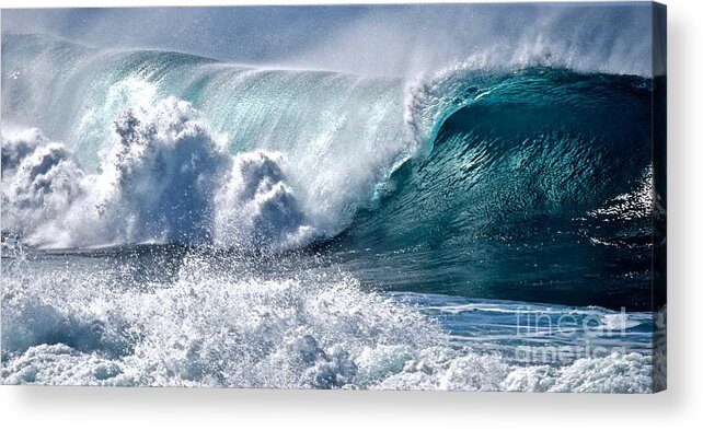 Wave Acrylic Print featuring the photograph Wave of Beauty  Hawaii by Debra Banks