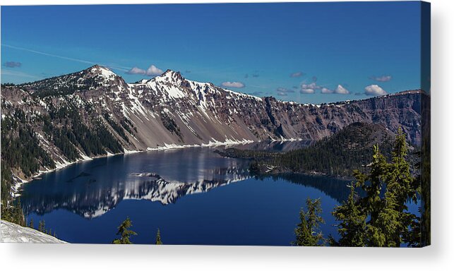 Crater Lake Acrylic Print featuring the photograph Crater Lake National Park, Oregon by Julieta Belmont