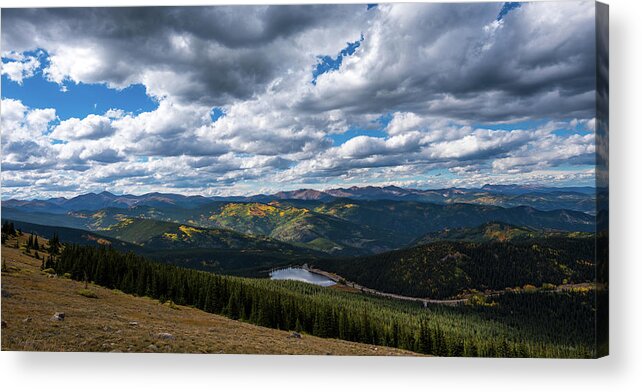 Autumn Acrylic Print featuring the photograph Echo Lake by Gary Kochel