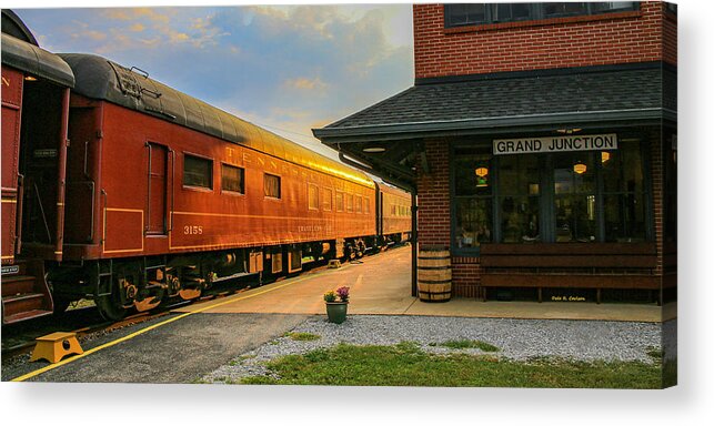 Tenn_valley_rr Acrylic Print featuring the photograph Grand Junction Depot by Dale R Carlson