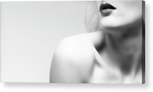 Face Acrylic Print featuring the photograph Mystery by Howard Ashton-jones