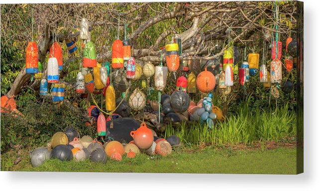Buoys Acrylic Print featuring the photograph Tree Decorations 0951 by Kristina Rinell