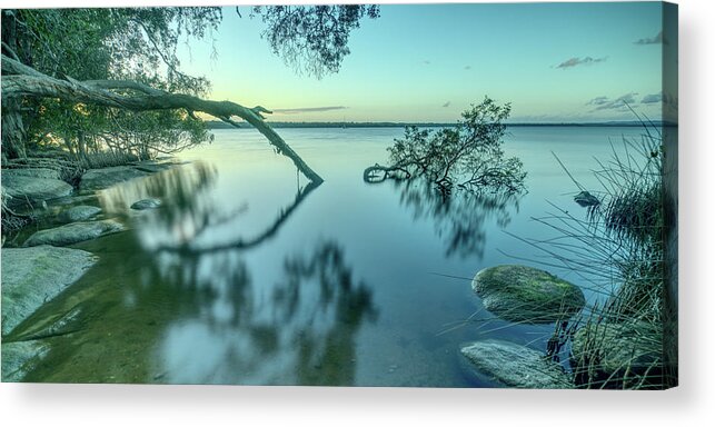 Lake Acrylic Print featuring the photograph 1807set by Nicolas Lombard