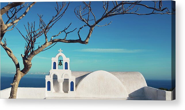 Greece Acrylic Print featuring the photograph Aegean Winter by Lee Sie