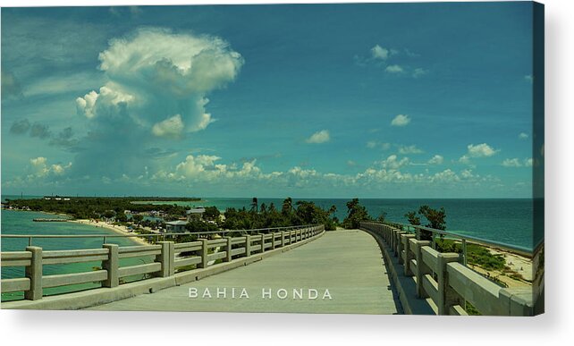 Florida Acrylic Print featuring the photograph Bahia Honda by Randall Allen