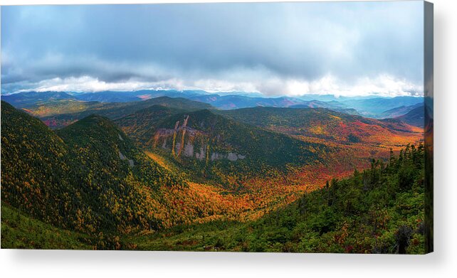 4000 Footer Acrylic Print featuring the photograph Carrigain Notch, Autumn.  by Jeff Sinon