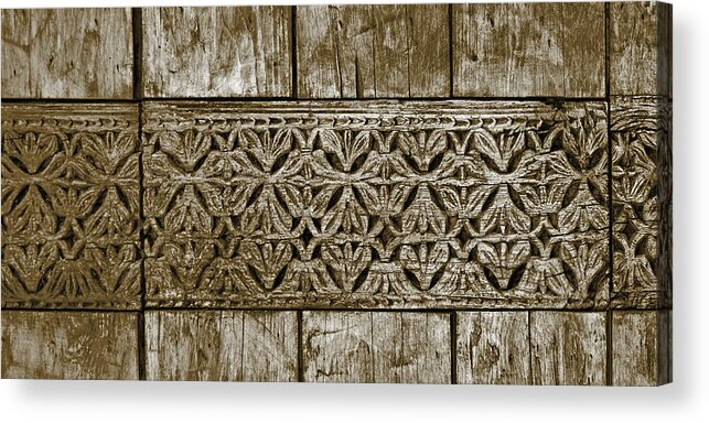 Southwestern Acrylic Print featuring the photograph Carving - 8 by Nikolyn McDonald