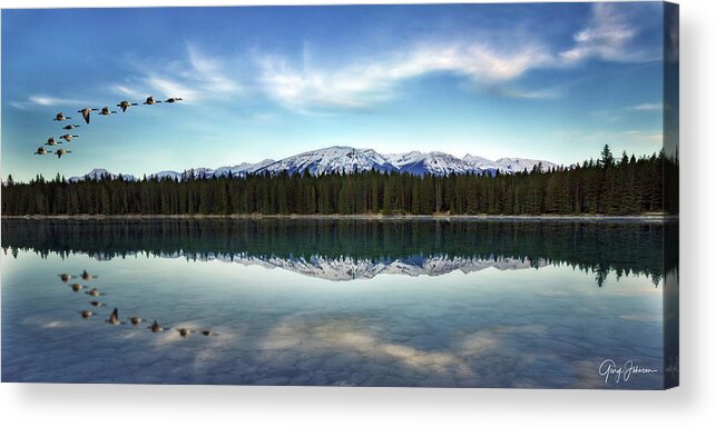 Lake-annette Acrylic Print featuring the photograph Lake Annette by Gary Johnson