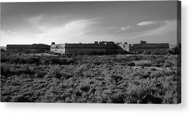 Forte Do Rato Acrylic Print featuring the photograph Rato Fort in Tavira City by Angelo DeVal