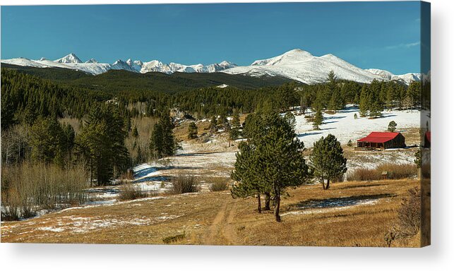 View Acrylic Print featuring the photograph Rocky Mountain Continental Divide Above Jamestown by James BO Insogna