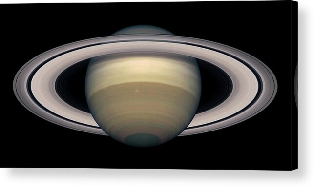 Saturns Acrylic Print featuring the photograph Saturn 8 by Jean Noren