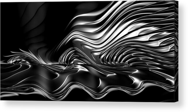 Vic Eberly Acrylic Print featuring the digital art Steel Breeze by Vic Eberly
