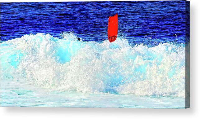  Water Acrylic Print featuring the photograph Wipe Out by David Lawson