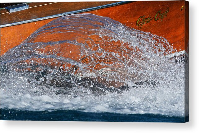 Classic Acrylic Print featuring the photograph Chris Craft Classic by Steven Lapkin