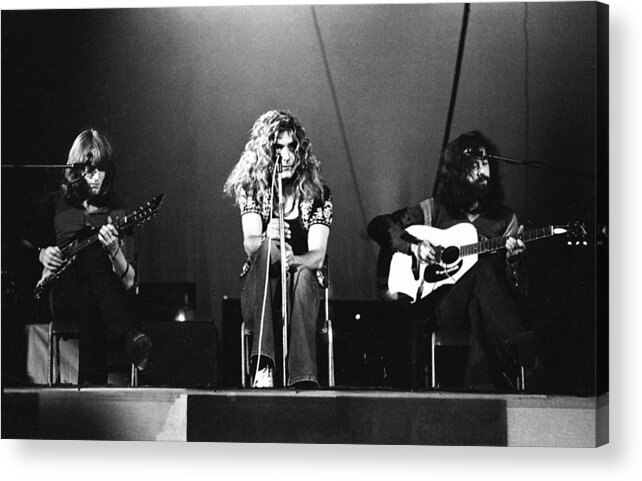 Led Zeppelin Acrylic Print featuring the photograph Led Zeppelin 1971 by Chris Walter