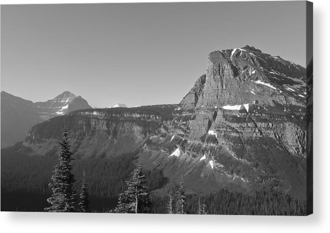 Glacier Acrylic Print featuring the photograph Long View at Glacier by Mark McKinney