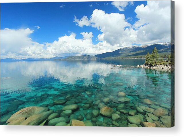 Lake Tahoe Acrylic Print featuring the photograph Thunderclouds #1 by Sean Sarsfield