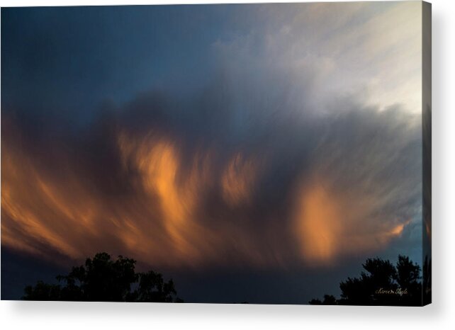 Clouds Acrylic Print featuring the photograph Awesomeness by Karen Slagle