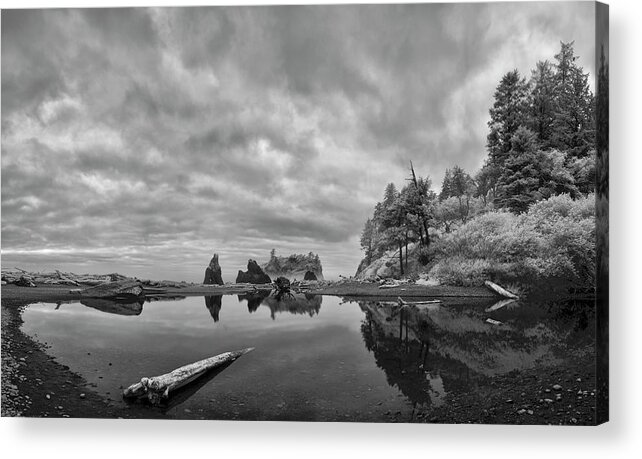 Ruby Beach Acrylic Print featuring the photograph Perpetual Transition by Jon Glaser