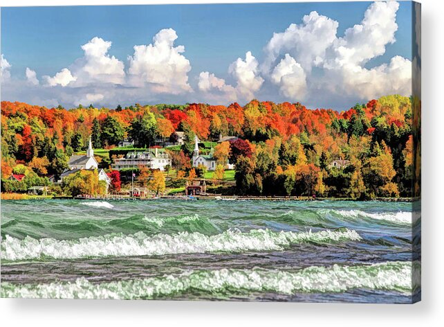  Acrylic Print featuring the painting Ephraim Shores by Christopher Arndt