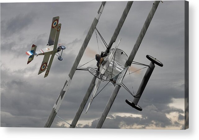 Aircraft Acrylic Print featuring the digital art Gotcha by Pat Speirs