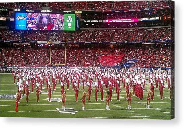 Gameday Acrylic Print featuring the photograph Million Dollar Band by Kenny Glover