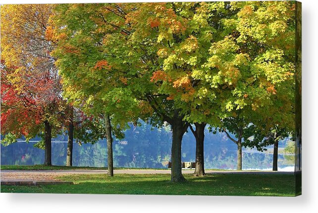 Autumn Acrylic Print featuring the photograph Peaceful Times #1 by Bruce Bley