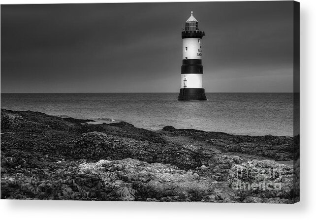 Penmon Acrylic Print featuring the photograph Penmon Lighthouse #1 by Ian Mitchell