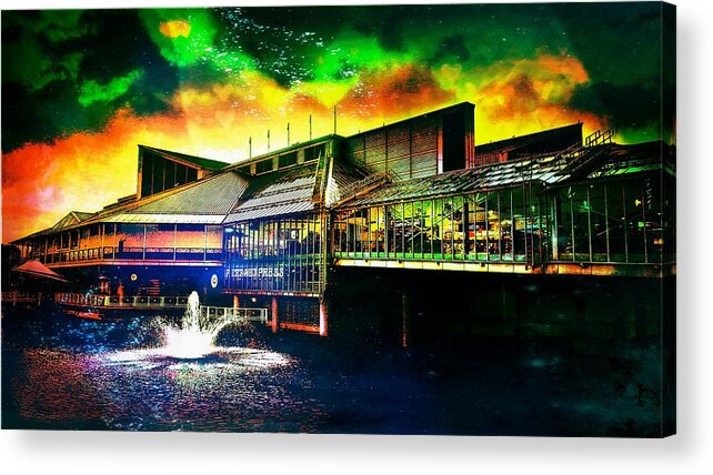 Android Acrylic Print featuring the photograph Princes Quay Hull England #1 by Chris Drake