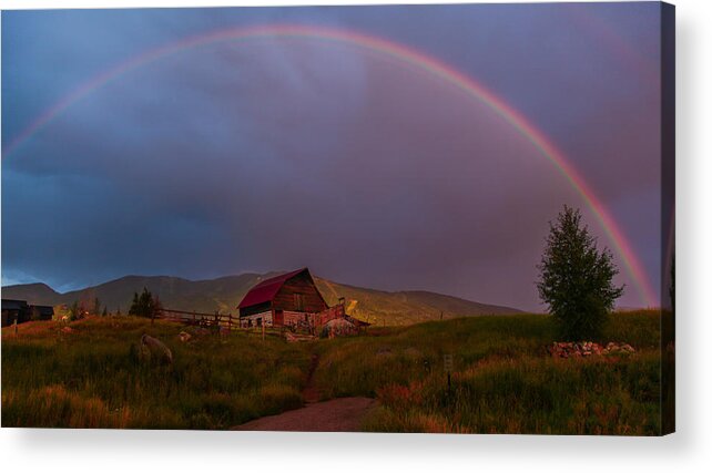 Steamboat Springs Acrylic Print featuring the photograph Steamboat Barn #1 by Kevin Dietrich