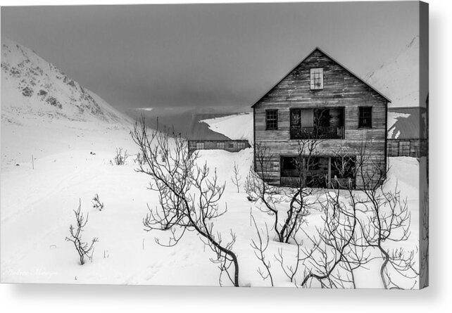 Snow Acrylic Print featuring the photograph Hatcher's Pass #4 by Andrew Matwijec