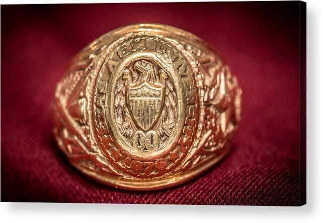 Aggie Ring Acrylic Print featuring the photograph Aggie Ring by David Morefield