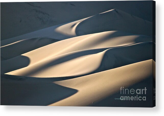 Eureka Sand Dunes Acrylic Print featuring the photograph Cake Frosting by Michael Cinnamond
