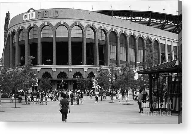 Mets Acrylic Print featuring the photograph Citifield by Catherine Howley