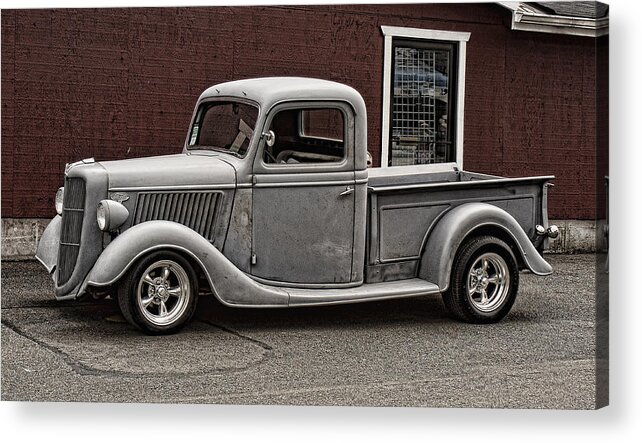 Ford Pick Up Acrylic Print featuring the photograph Cool little Ford Pick Up by Ron Roberts
