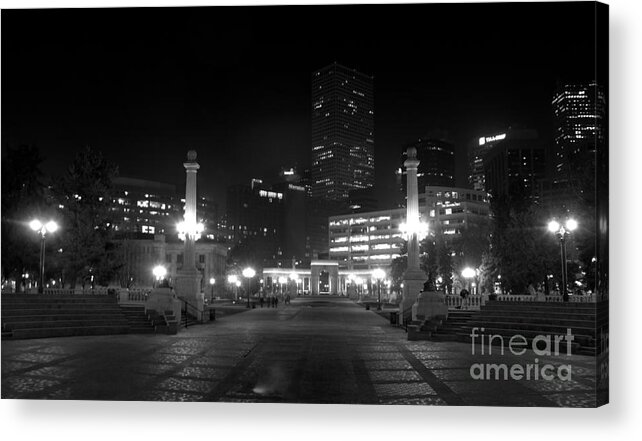 Denver Acrylic Print featuring the photograph Downtown Denver by Steven Parker