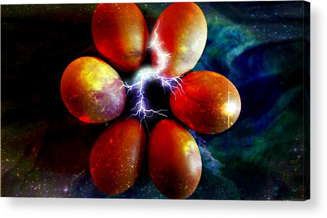 Eggstra Terestrial - Jill Bartlett Acrylic Print featuring the photograph Eggstra Terestrial by Jill Bartlett