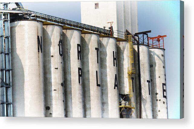 Grain Elevator Acrylic Print featuring the photograph Elevator by Sylvia Thornton